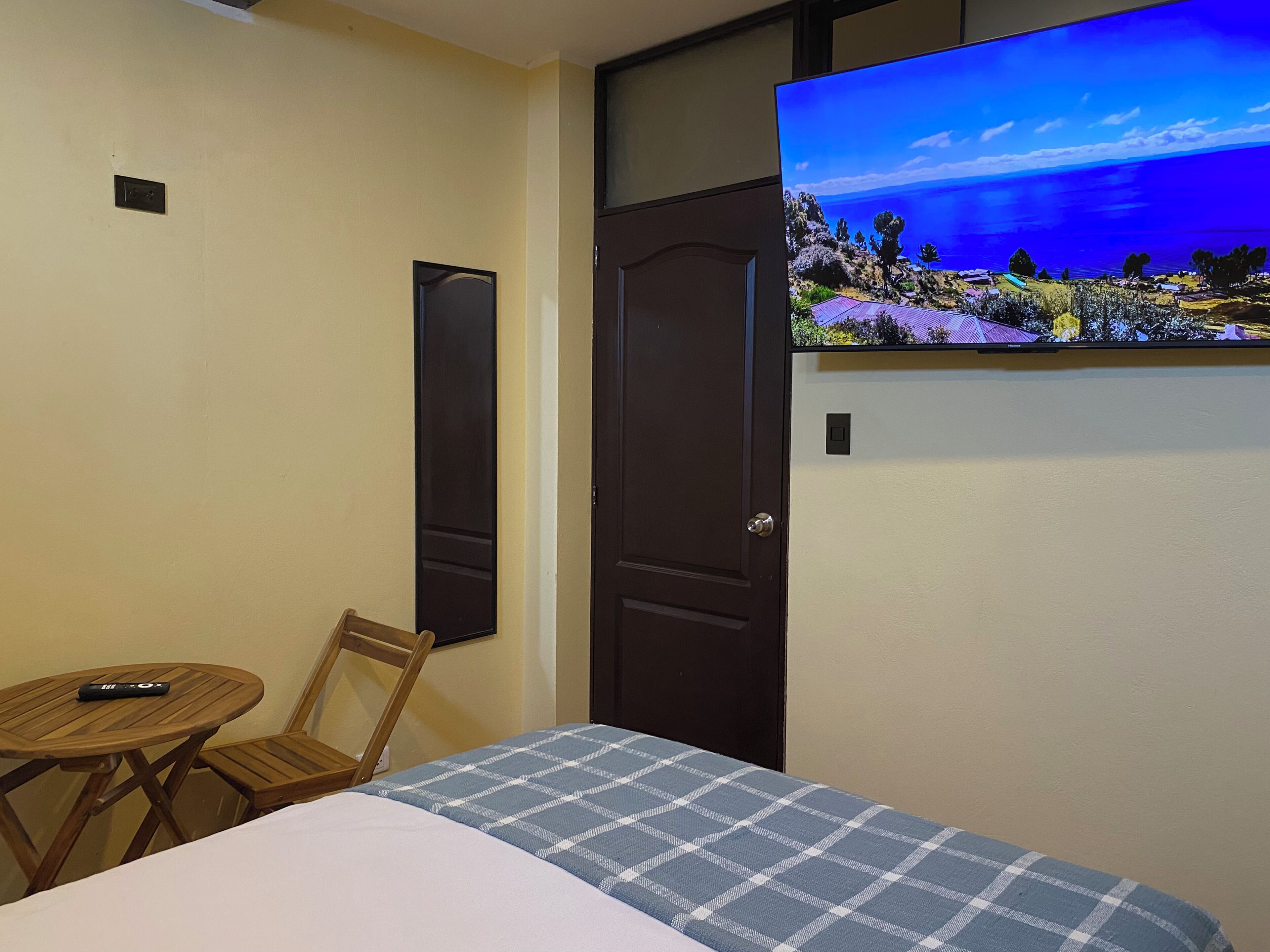 City Double Room, 1 Double Bed, Private Bathroom | Individually furnished, desk, laptop workspace, blackout drapes