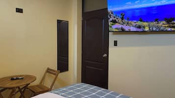 City Double Room, 1 Double Bed, Private Bathroom | Individually furnished, desk, laptop workspace, blackout drapes