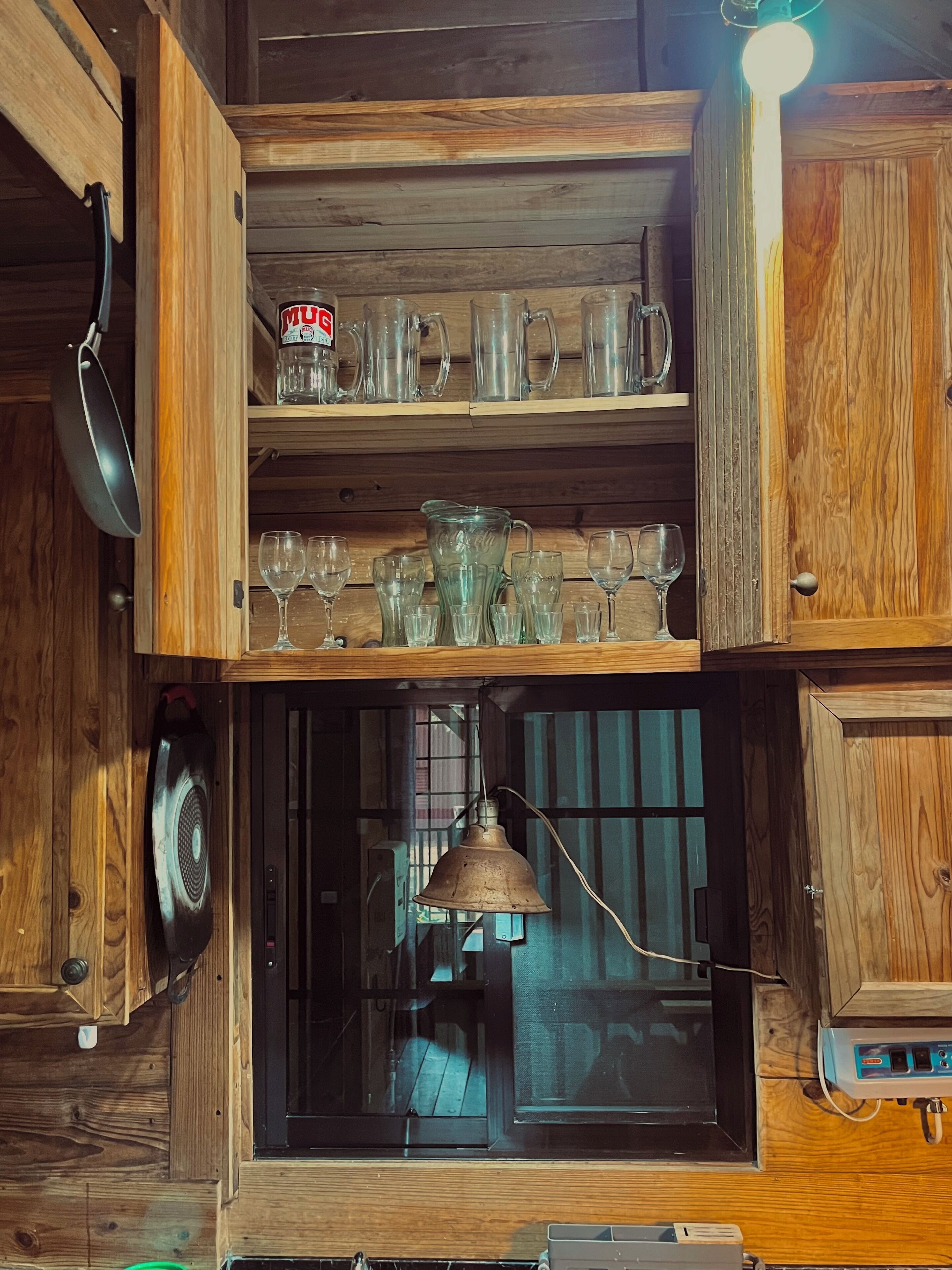 Family Cabin | Private kitchen | Shared fridge, microwave