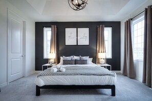 4 bedrooms, iron/ironing board, travel crib, WiFi