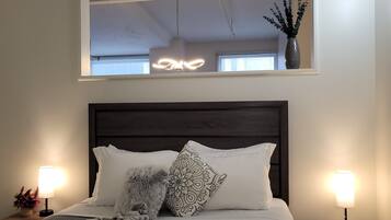 1 dormitorio, tabla de planchar con plancha, Internet y ropa de cama