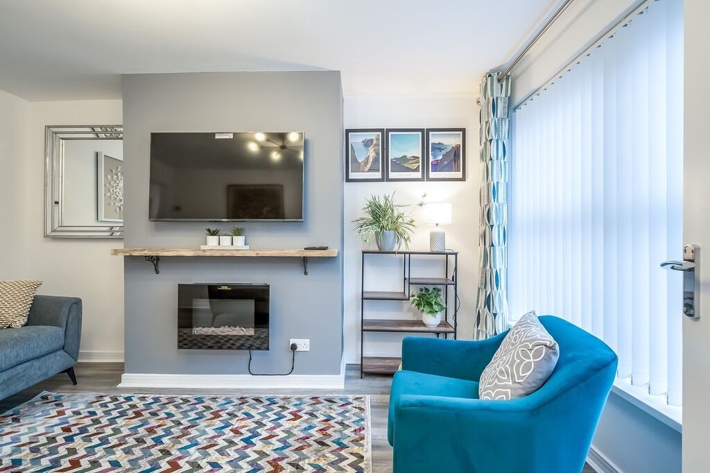 TV connectée, cheminée