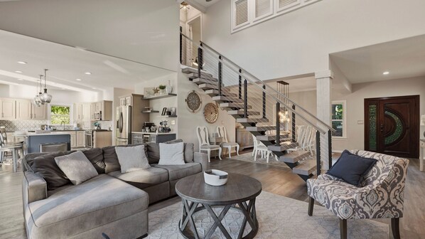 House (6 Bedrooms) | Interior - Lakefront Estate Pool + Hot Tub + Dock + Sauna Oasis at Ballycastle (Mooresville)
