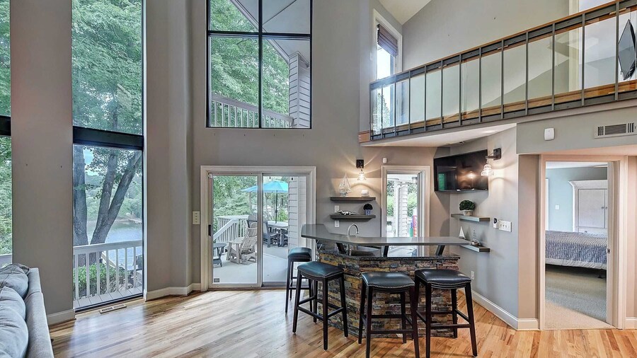 Lakefront w/ Private Dock + Hot Tub Pontoon Rental Butler Bliss by Avantstay