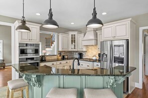 House (Multiple Bedrooms) | Interior - Sleeps 22, Lakefront w/ Private Dock & Pool, 2 Houses Lake Living by Avantstay (Sherrills Ford)