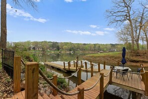 House (Multiple Bedrooms) | Interior - Sleeps 22, Lakefront w/ Private Dock & Pool, 2 Houses Lake Living by Avantstay (Sherrills Ford)