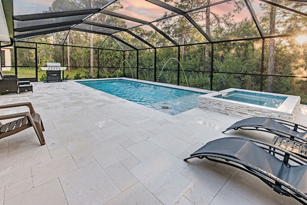 Außenpool, beheizter Pool