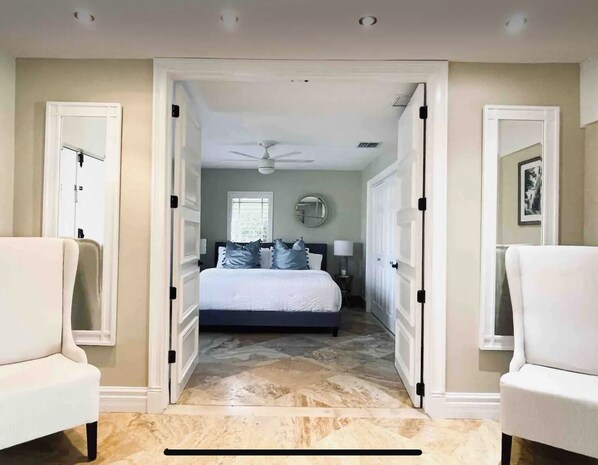 2 bedrooms, iron/ironing board, free WiFi, bed sheets