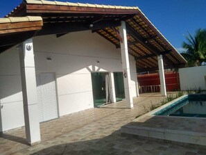 Pool - Casa pé na Praia Casa Para Locação em Itanhaém 🏡 Litoral (Balneario Gaivotas Itanhaém)