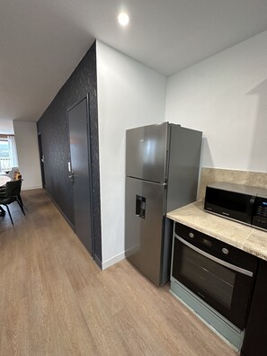 Private kitchen - Gite Premium Avec Espace spa et Terrasse Panoramique sur le Vignoble Champenois (Vincelles)