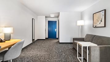 Room, 1 King Bed with Sofa bed | Living area