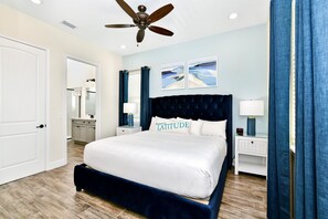 3 soverom, safe på rommet, strykejern/-brett og wi-fi (inkludert)