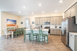 Fridge, microwave, oven, stovetop - 3 Story Cottage with Private Pool near Disney with Margaritaville Resort &. (Kissimmee)