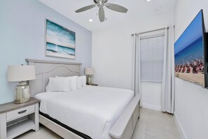 3 chambres, coffres-forts dans les chambres, fer et planche à repasser