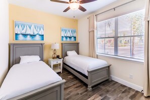 4 bedrooms, in-room safe, iron/ironing board, free WiFi