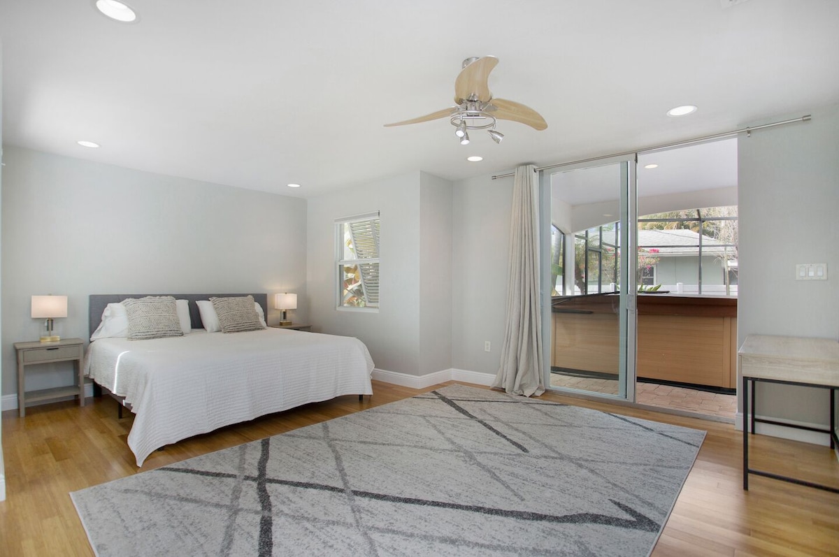 Photo 11 of Top rated home! Backyard oasis: heated pool, hot tub, ping-pong, cornhole & more