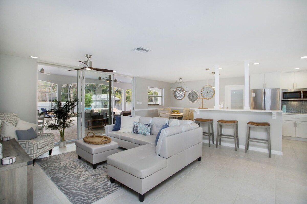 Photo 2 of Top rated home! Backyard oasis: heated pool, hot tub, ping-pong, cornhole & more