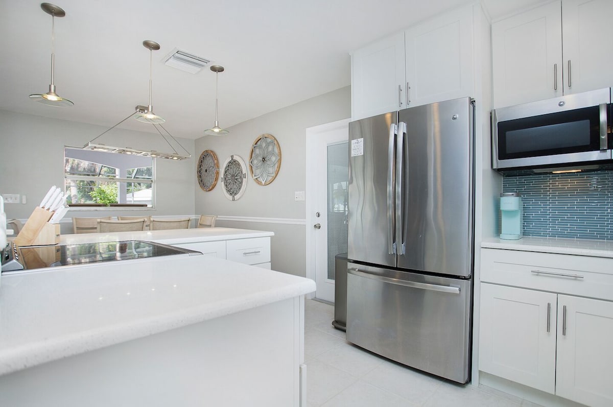 Photo 9 of Top rated home! Backyard oasis: heated pool, hot tub, ping-pong, cornhole & more