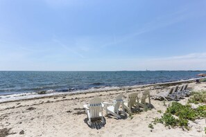On the beach