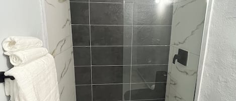Towels, soap, toilet paper