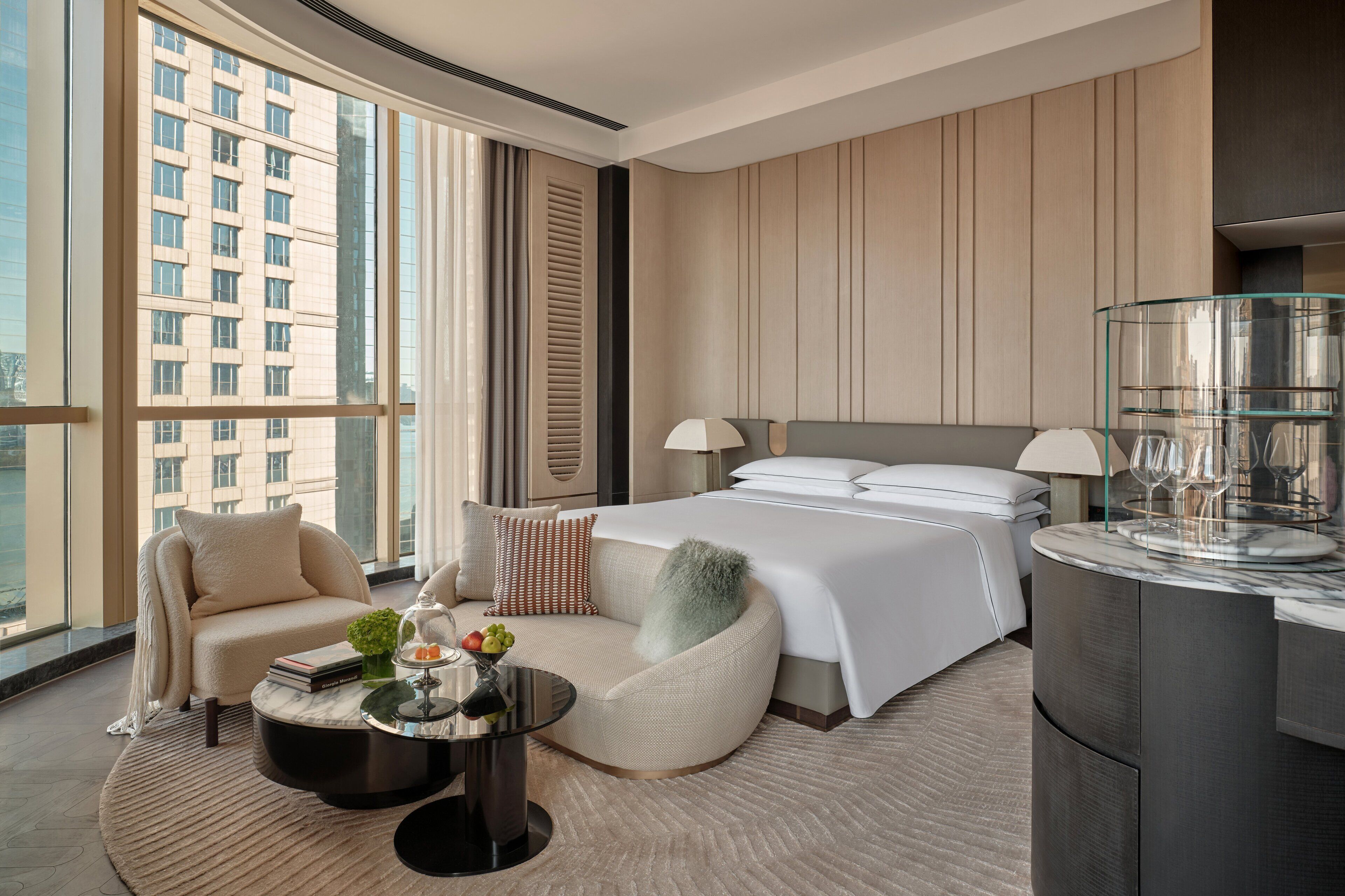 Down duvets, memory-foam beds, free minibar items, in-room safe