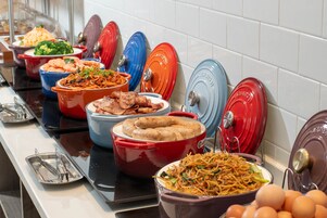 Free daily buffet breakfast