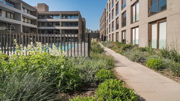 Loft, varias habitaciones, patio, vistas a la piscina | Jardines del alojamiento