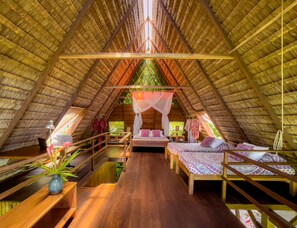 Familienbungalow | 1 Schlafzimmer, individuell dekoriert, Bettwäsche