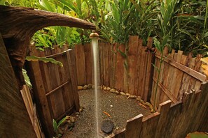 Gallery-Ferienhütte | Dusche im Bad