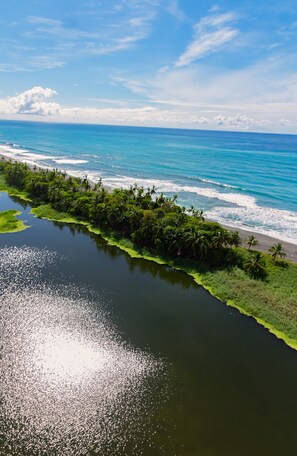 Am Strand, Strandtücher