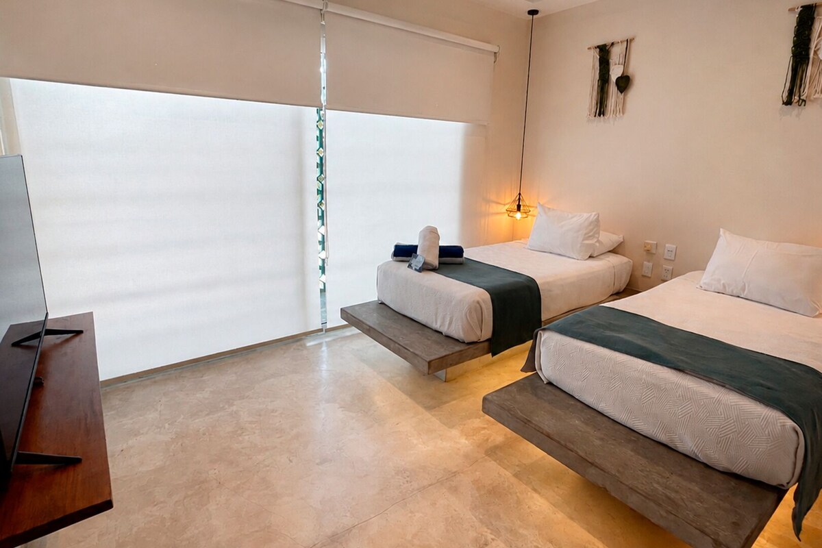 Deluxe Twin | 1 Schlafzimmer, Allergikerbettwaren, Verdunkelungsvorhänge