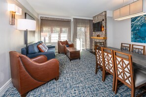 Living area - Marriott's Timber Lodge for 2025 President's week (South Lake Tahoe)