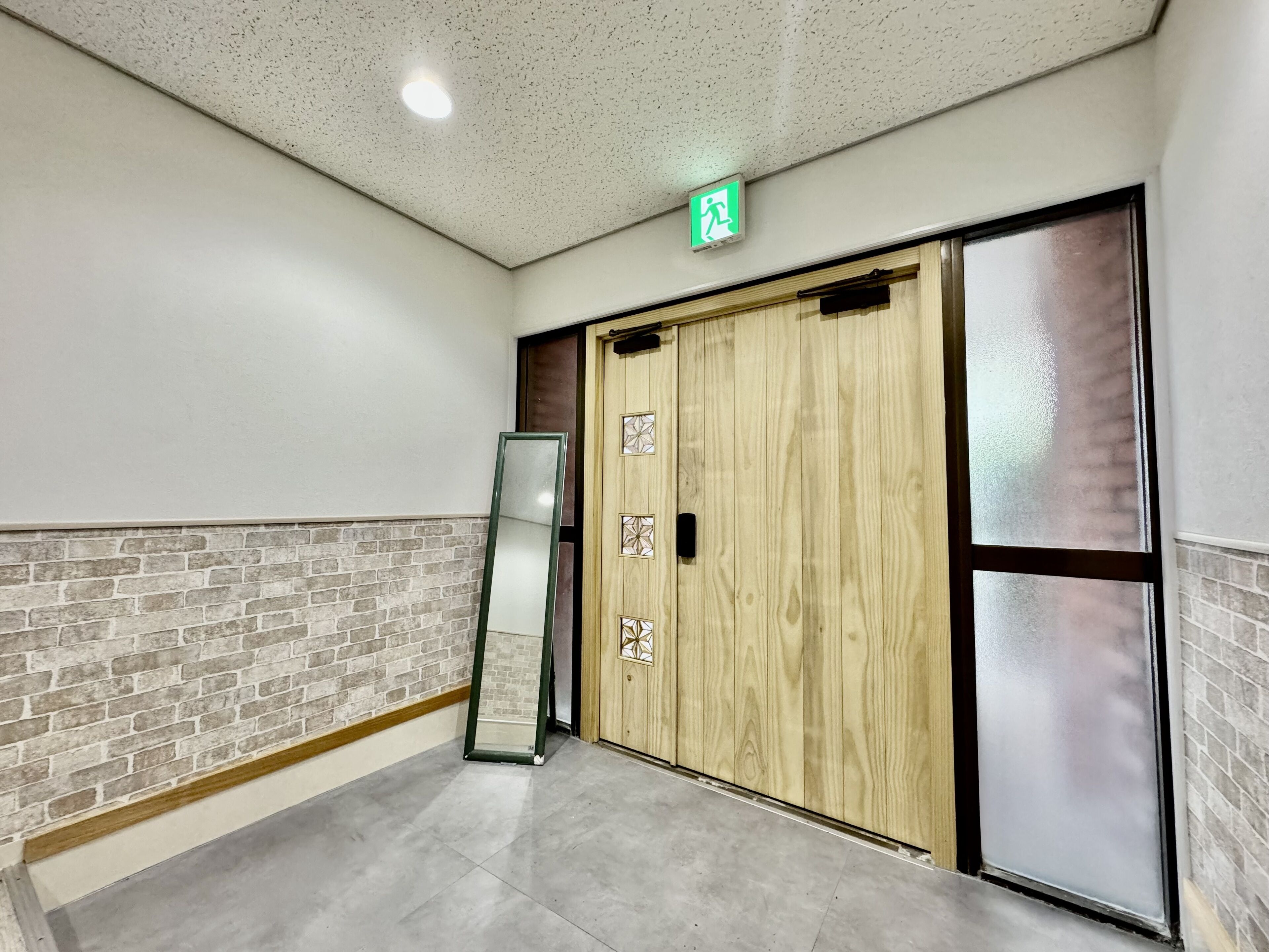 Interior entrance