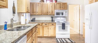 Clean and comfortable with astounding views of Pikes Peak. 