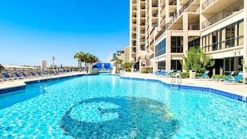 Indoor pool, a heated pool