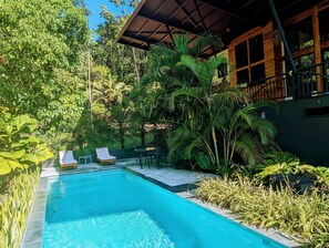 Pool - Luxury jungle home with pool, minutes from ocean (Uvita)