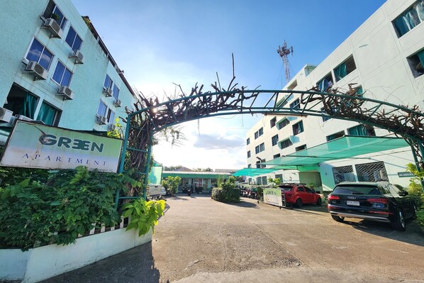 Façade de l’hébergement