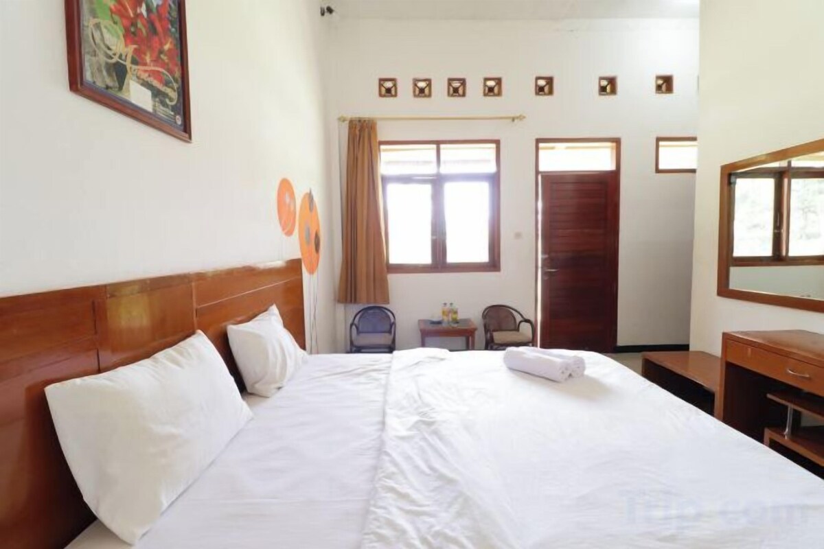 Escritorio, wifi gratis, ropa de cama