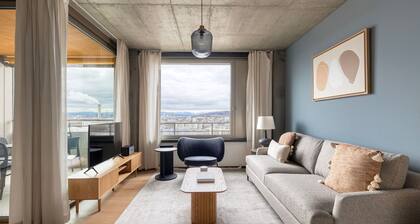 Chic Oerlikon 1BR w/ Storage & W/D, nr Market & Tram, by Blueground