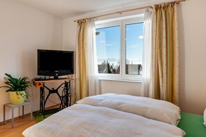 2 makuuhuonetta, ilmainen Wi-Fi, vuodevaatteet