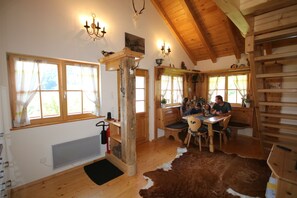 Dining - Vacation home Kasimirs Alm Lodge, 55 sqm, 1 bedroom, max. 4 persons (Seebach)