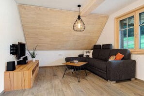 TV, stereo - Apartment 'Bergluft' with Mountain View, Shared Garden and Wi-Fi (Wolfach)