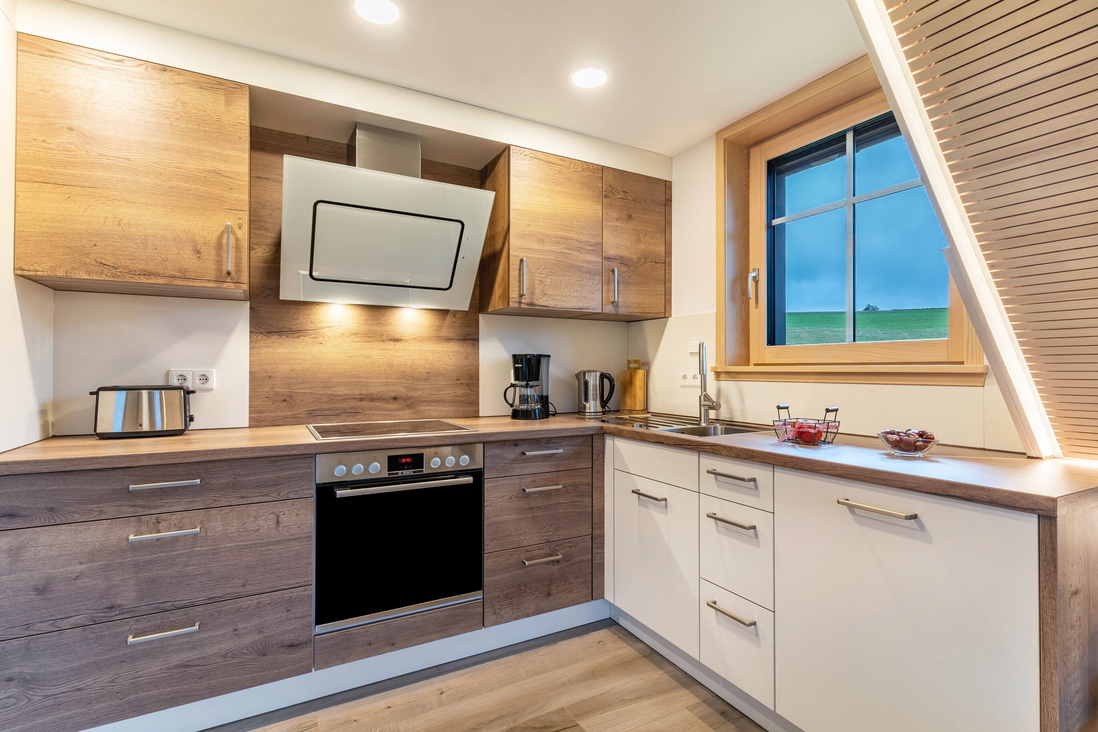 Geladeira, fogão, cooktop, lava-louças