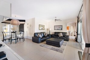 TV, DVD player, table tennis - Vacation Villa 'Romano' with Sea View, Private Pool and Wi-Fi (Costa Adeje)