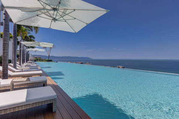 Una piscina riscaldata