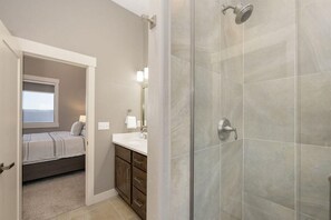 Shower, hair dryer
