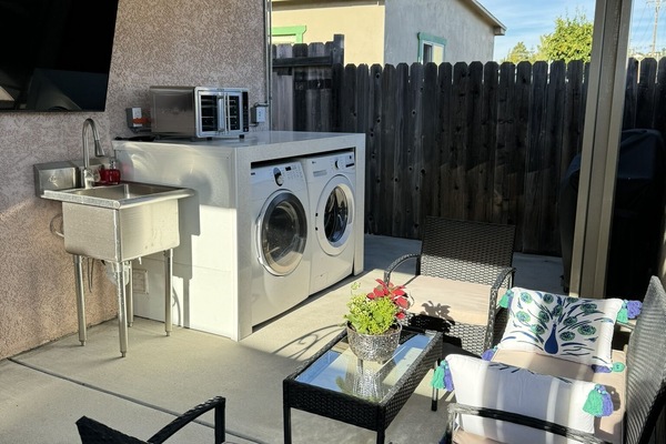 Covered patio
