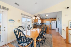 Dining - "Almost Heaven" Is a 4 Bedroom, 3 Bathroom Home with a Community Pool! (Holden Beach)