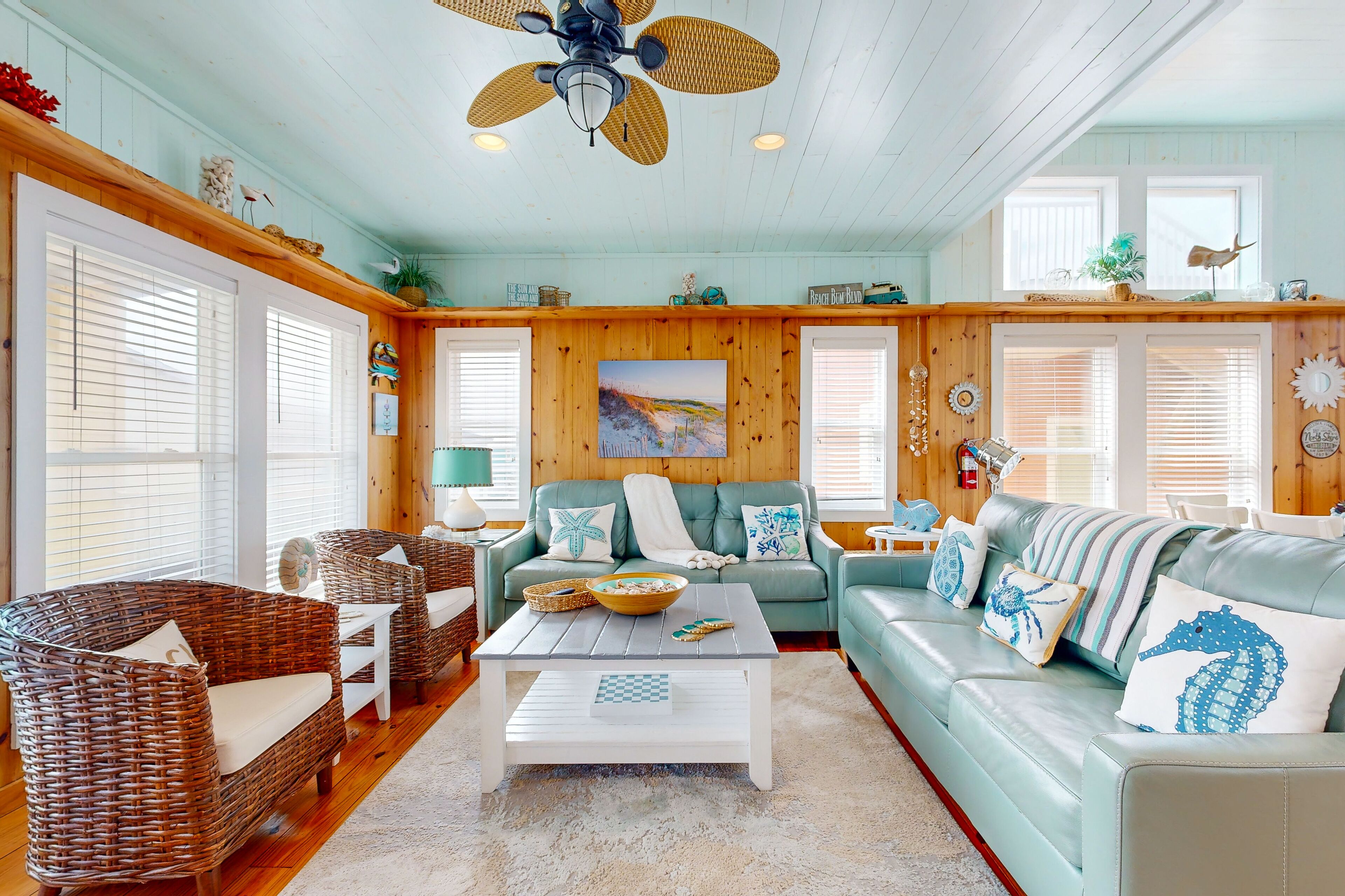 Televisie en een open haard