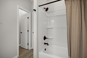 Shower, hair dryer